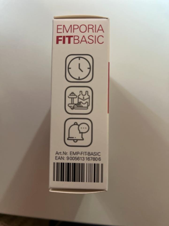 Emporia Fit Basic Activity Tracker black 15069777 (9005613167806) Viedais pulkstenis, smartwatch Emporia Fit Basic Activity Tracker black 15069777 (9005613167806) Viedais pulkstenis, smartwatch
