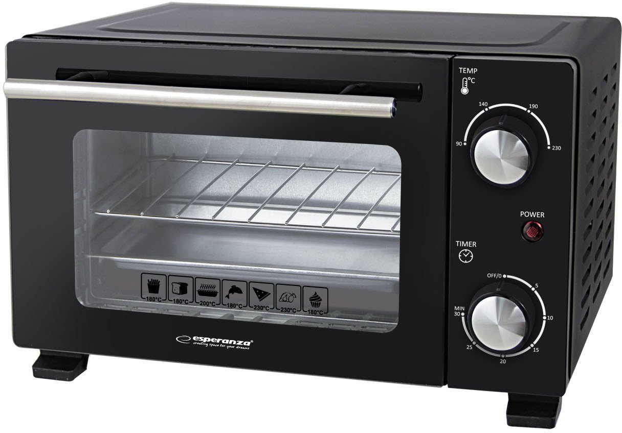 Esperanza EKO007N Mini Oven 10 l 800 W Black