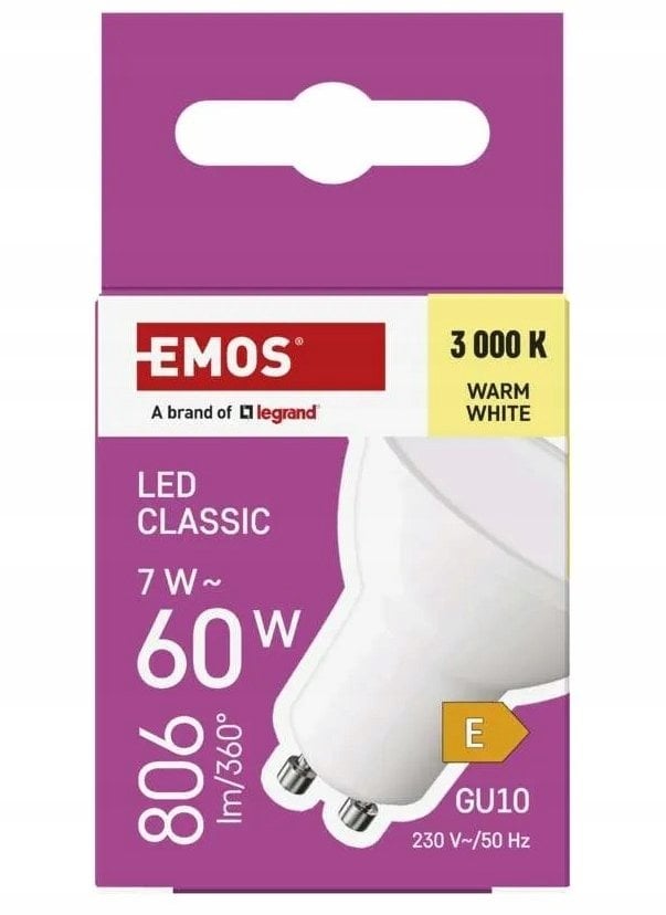 Emos Zarowka LED Classic MR16 GU10