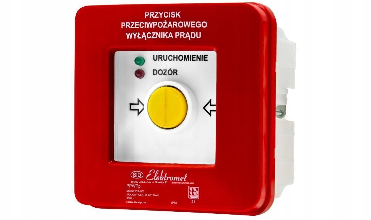 Elektromet Przycisk ppoz wylacznika pradu p/t