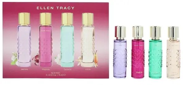 Ellen Tracy Set : Quilted Gardenia