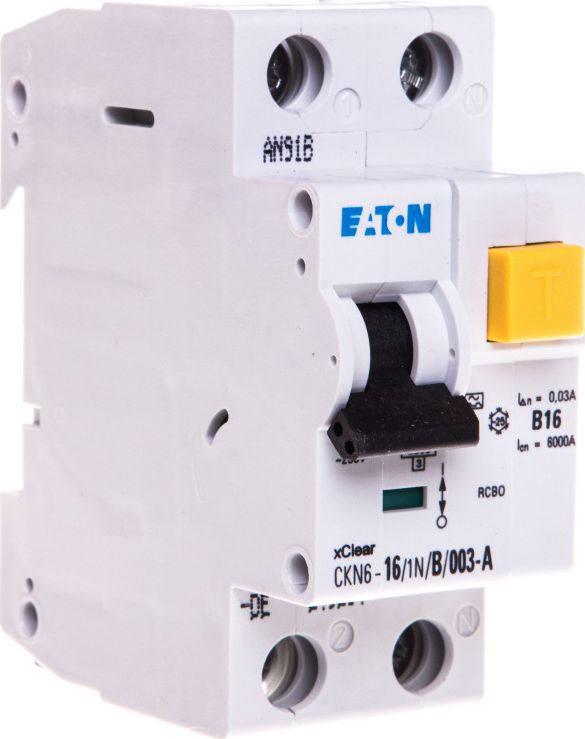 Eaton Wylacznik roznicowo-nadpradowy 2P 16A B