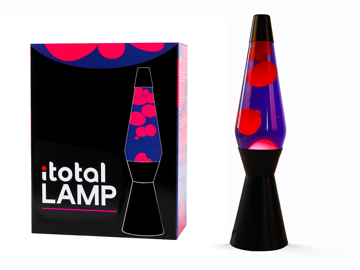ITotal - Lava Lamp - Black
