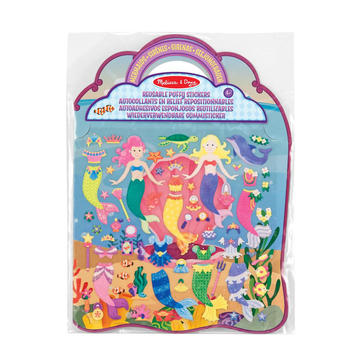 Melissa  Doug - Reusable Puffy Stickers