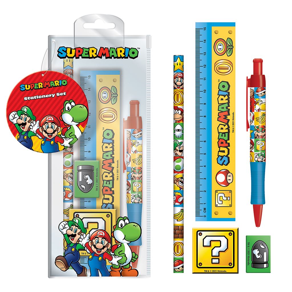 Nintendo - Super Mario Stationery Set