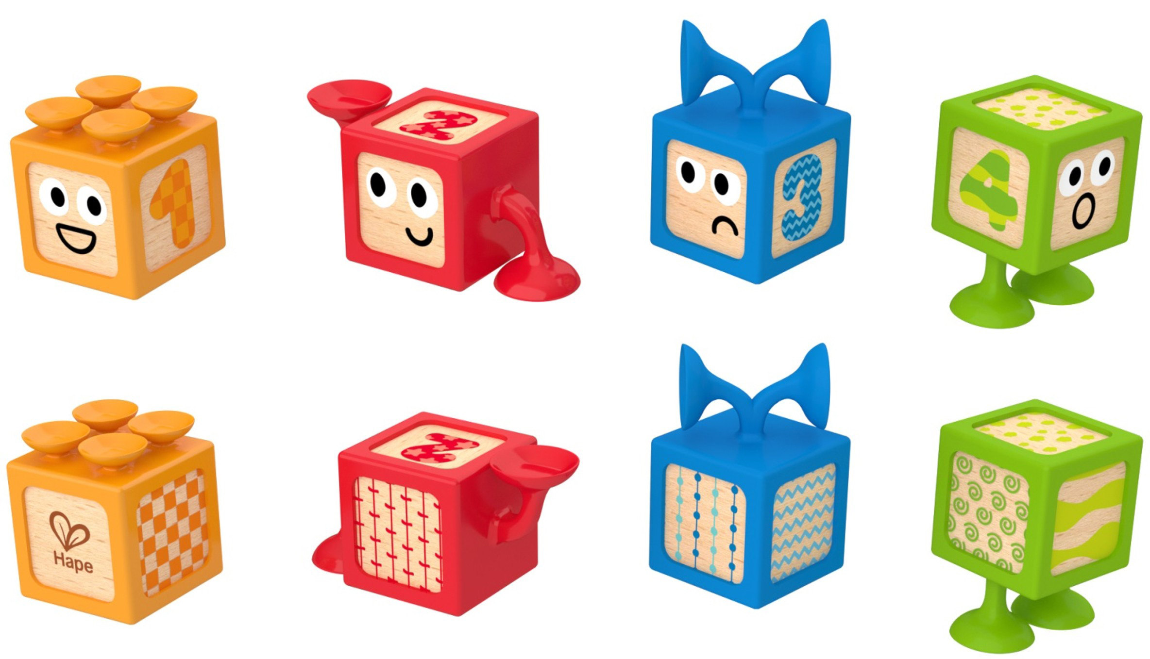 Hape - Suction Sensory Blocks (87-0543)