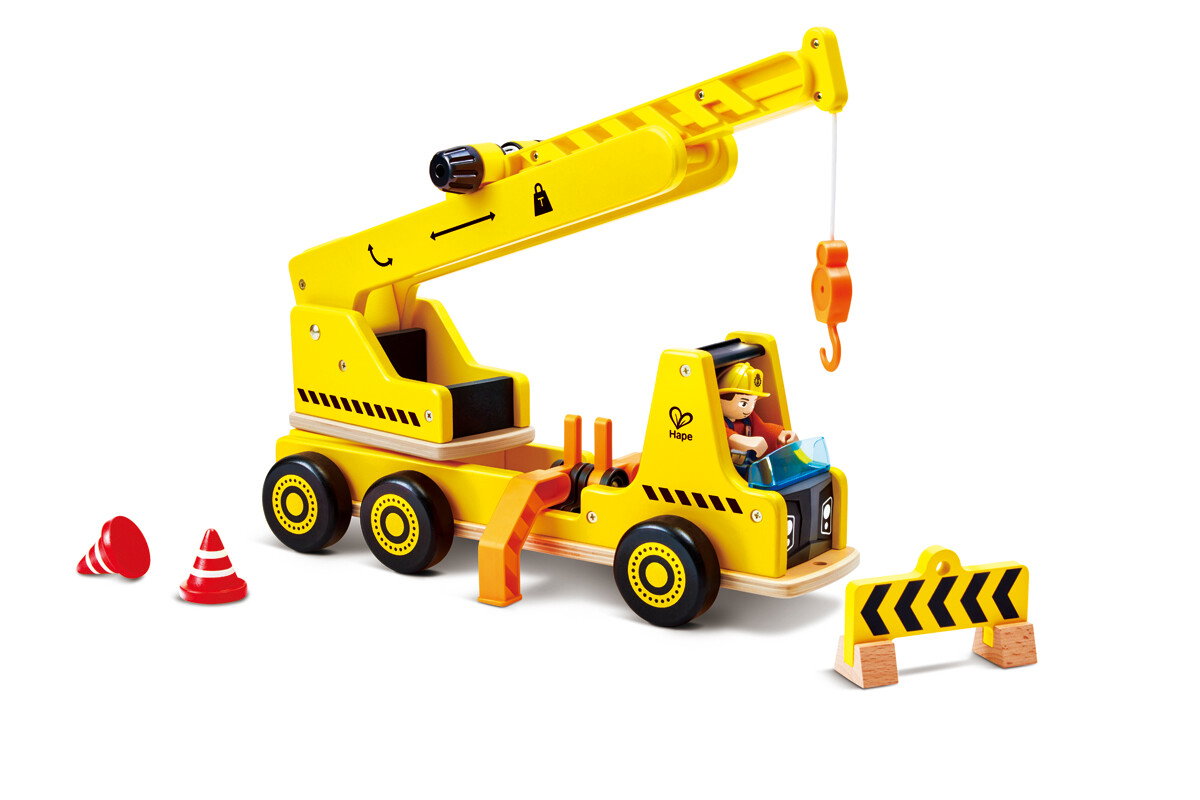 Hape - Mobile Crane Construction Set