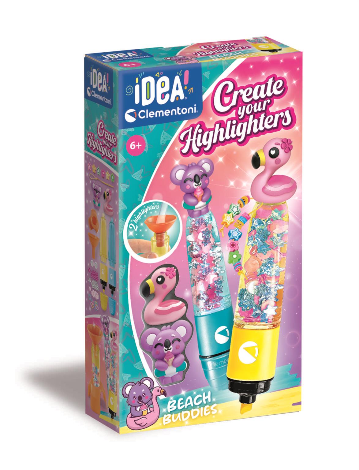 Clementoni - Create Your Highlighters Beach