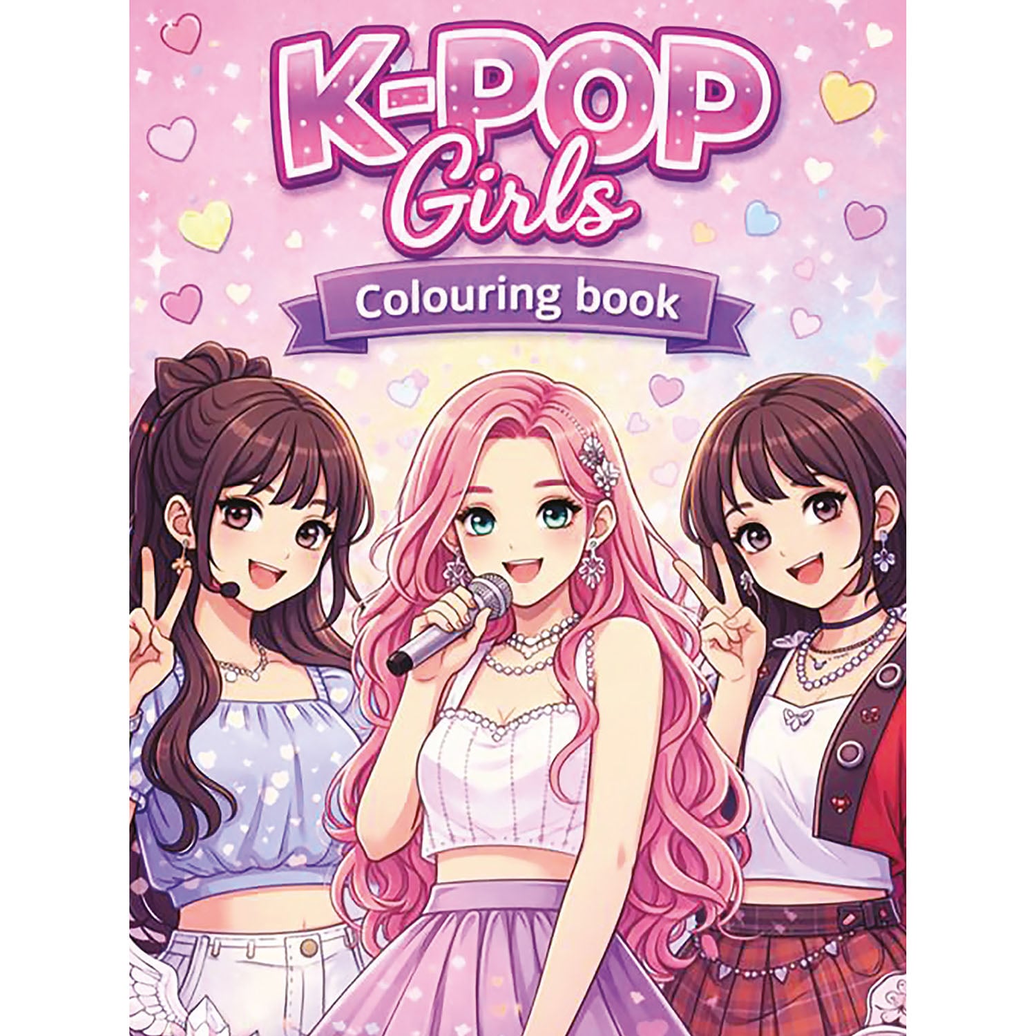 K-pop girls painting book (915011) 915011