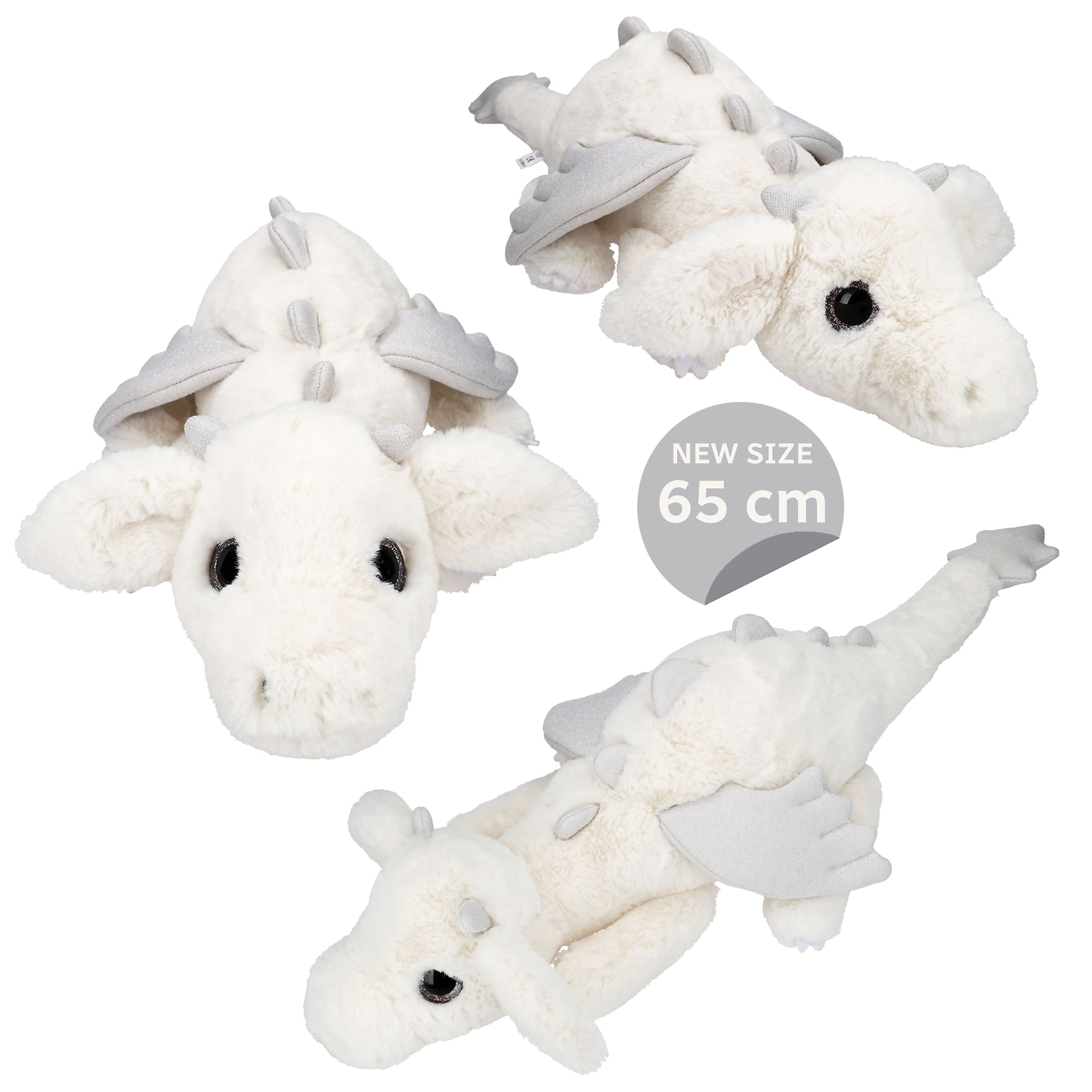 Dino World - Plush Dragon White