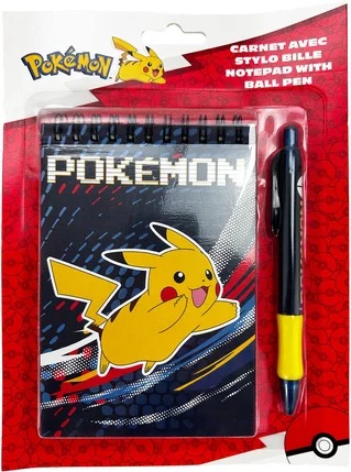 Pokemon - Spiral Notebook and Ballpoint