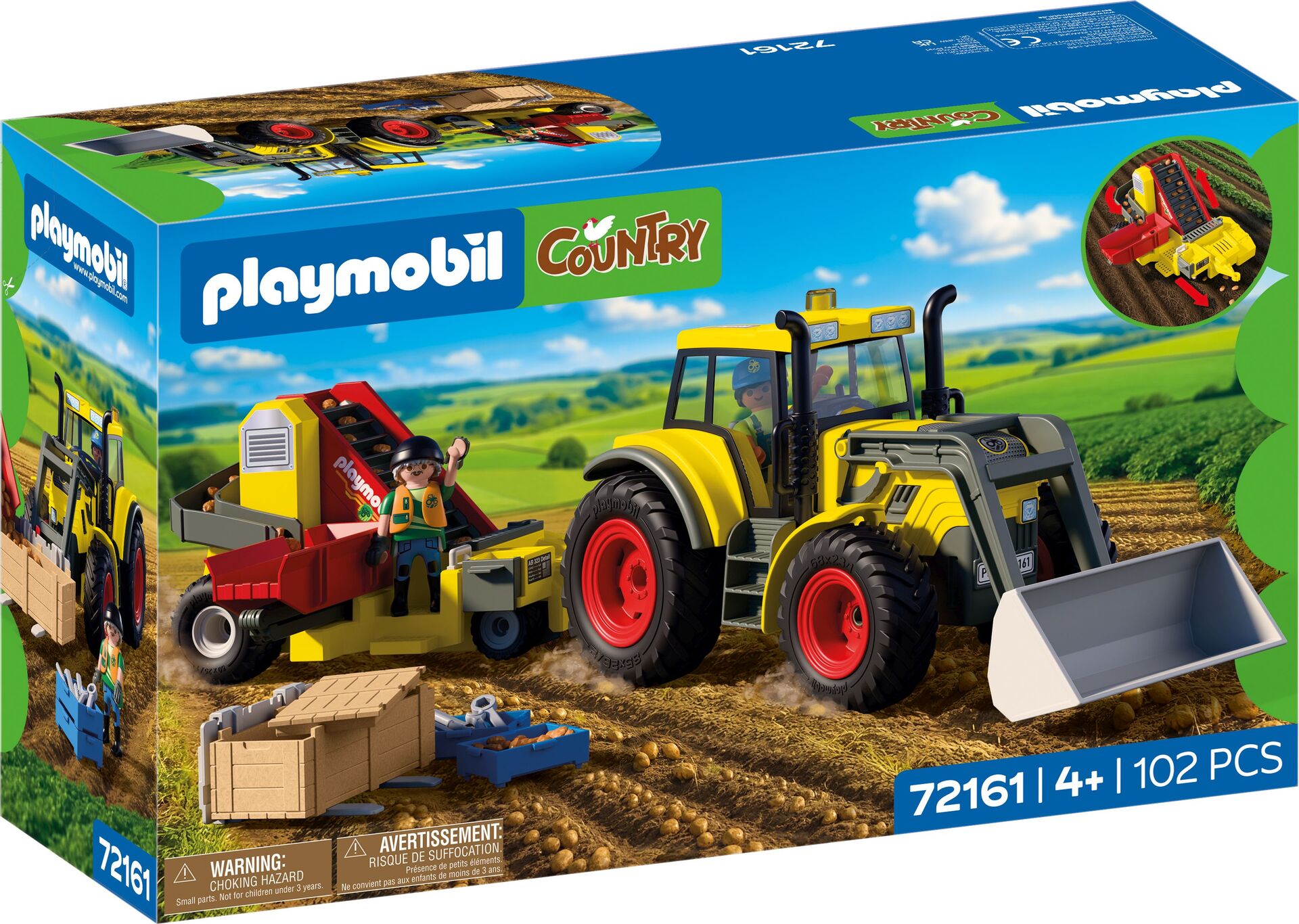 PLAYMOBIL - Large Tractor with Potato