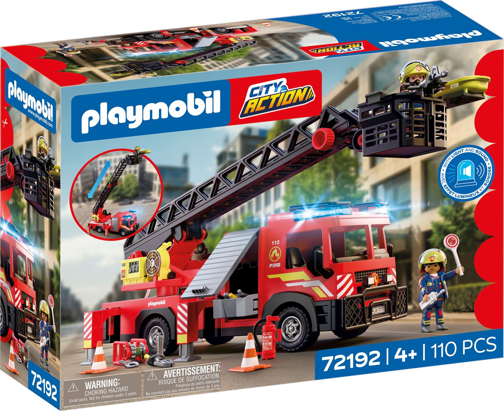 PLAYMOBIL - Fire Ladder Truck (72192)