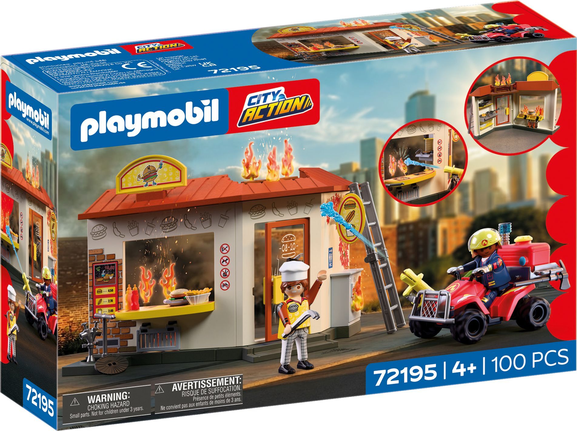 PLAYMOBIL - Fire Quad with Burger