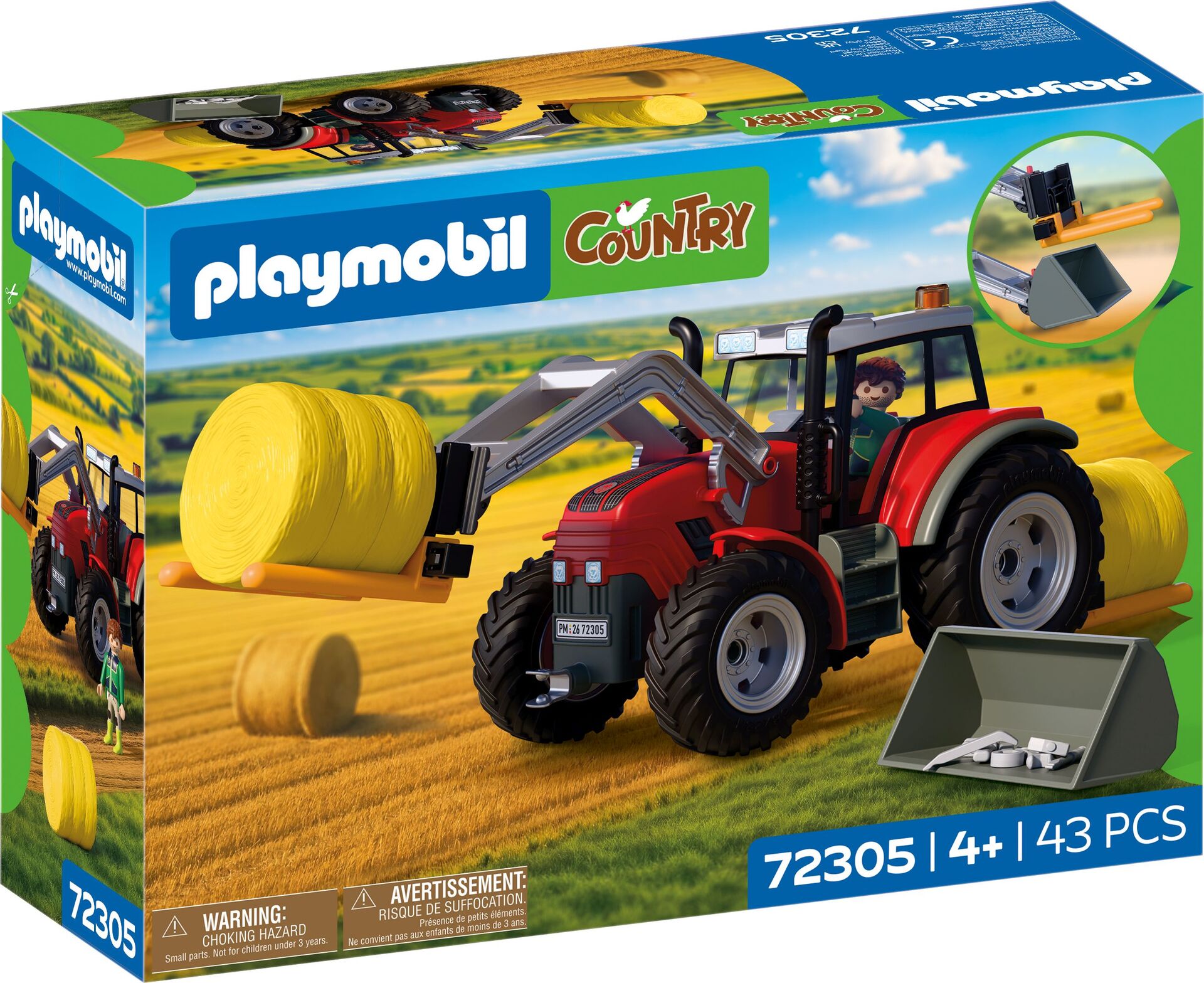 PLAYMOBIL - Large Tractor with Hay