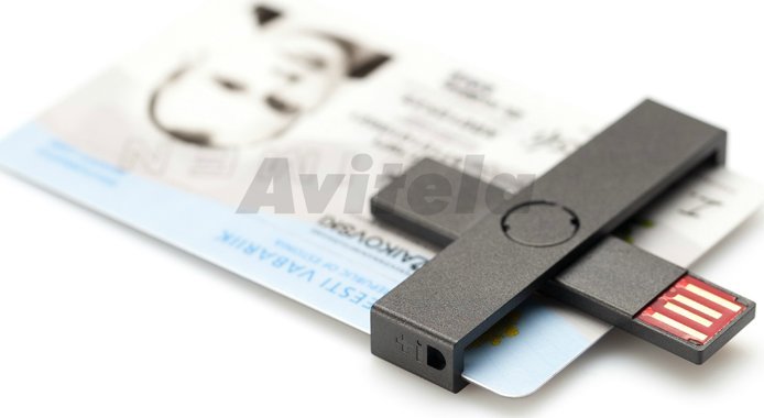 +ID Smart Card Reader black, BLISTER kar&scaron;u lasītājs