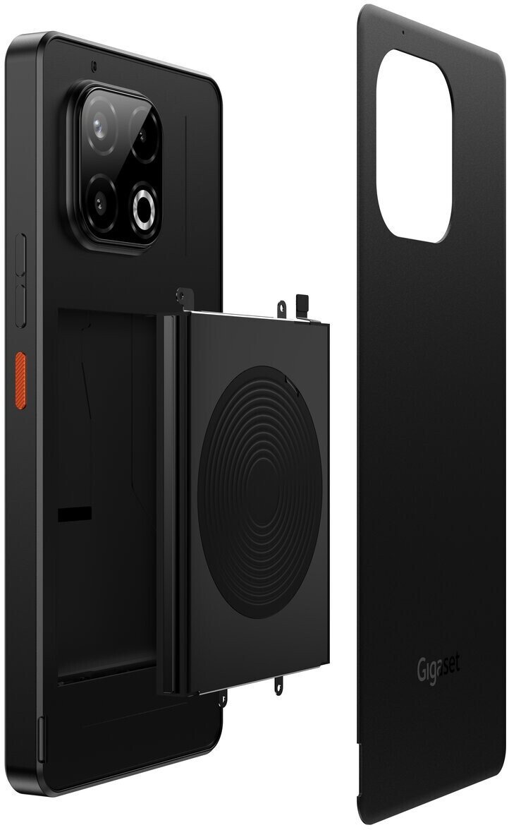 Smartfon Gigaset GS6 Titanium Black S30853-H1541-R121 (4255781908724) Mobilais Telefons