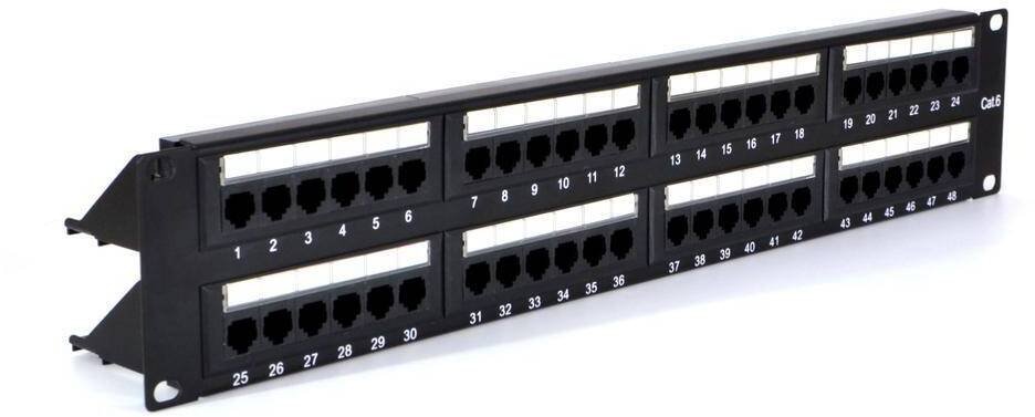NetRack Patchpanel 48 portowy kat. 6