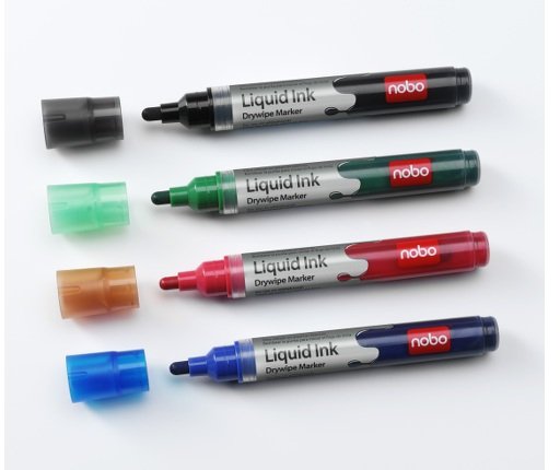 Nobo Liquid Ink - Whiteboardmarker 4