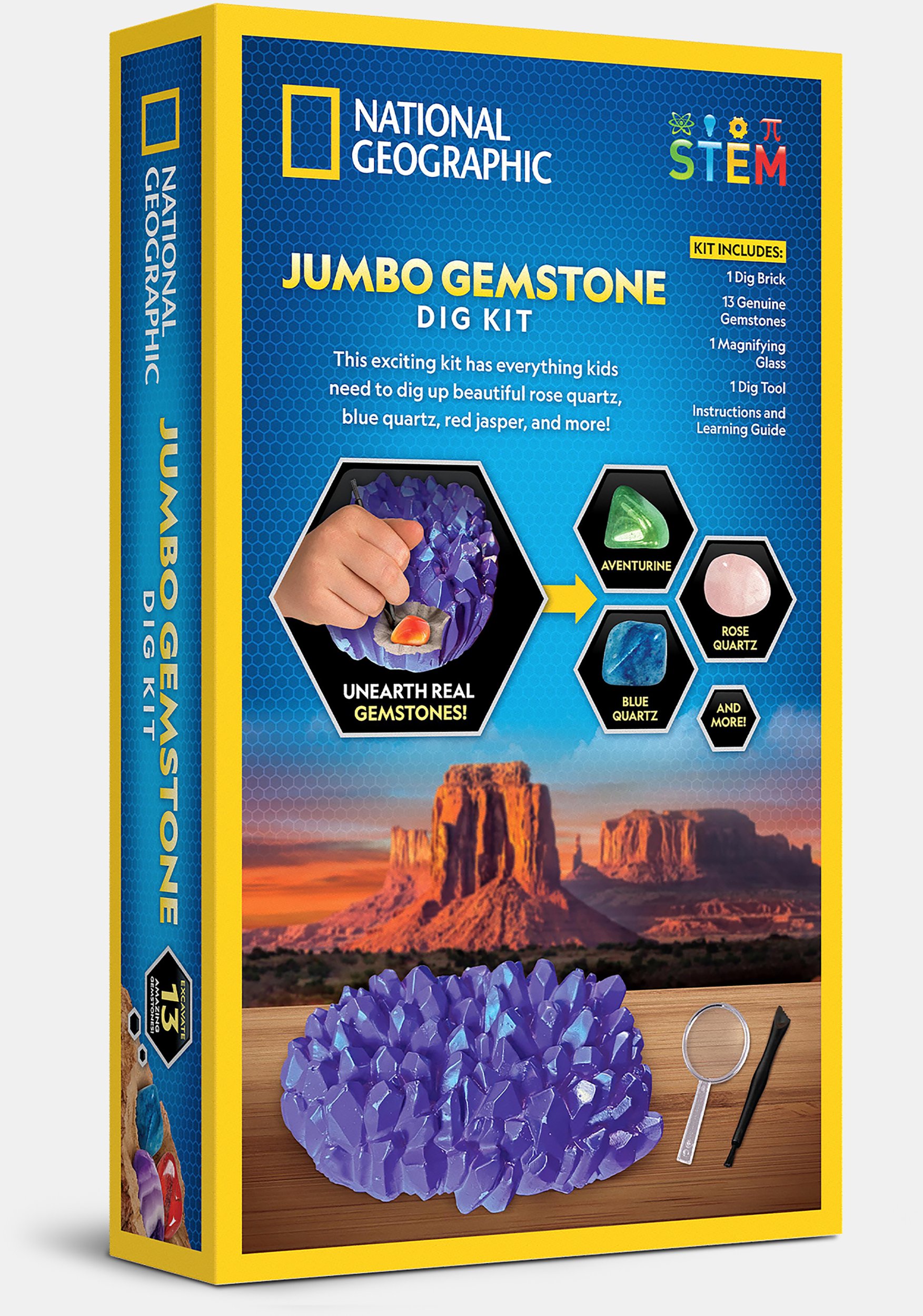 National Geographic Jumbo Gemstone Dig Kit