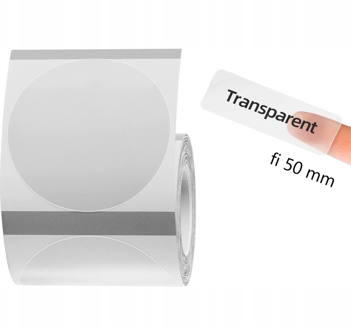 Niimbot Etykiety B Series TT50x50-150 transparentne