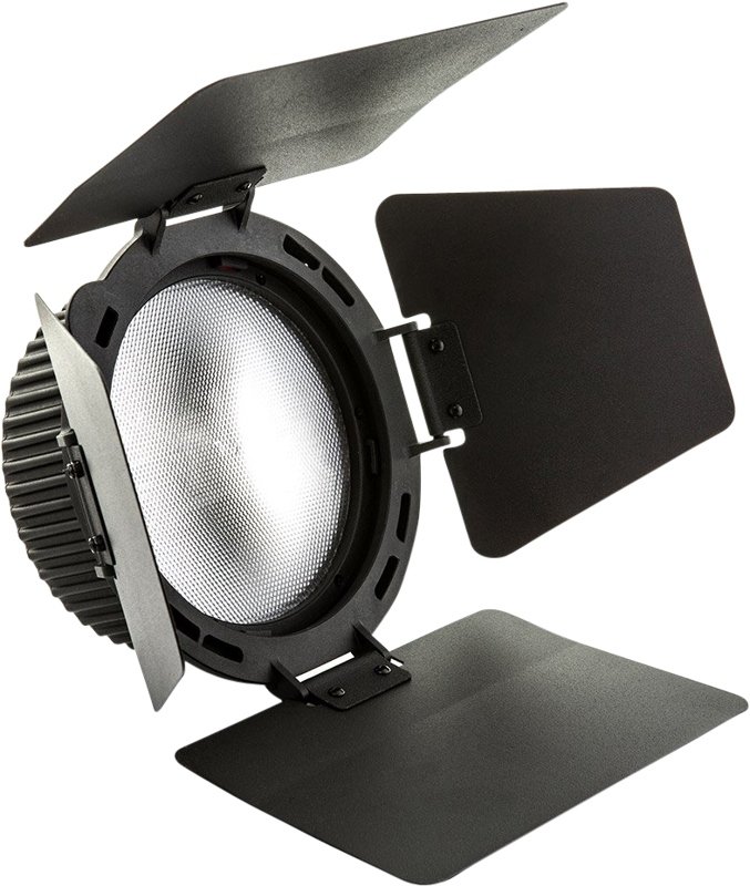 Nanlite fresnel lens +barndoors for P100