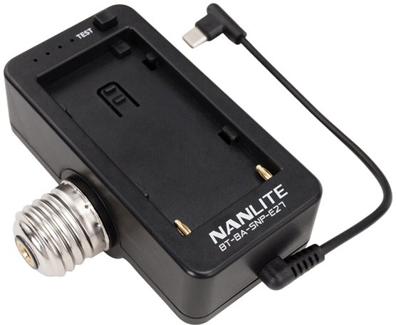 Nanlite NPF Battery Adapter with E27