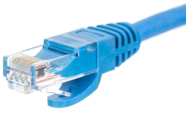 Netrack patch cable RJ45, snagless boot, Cat 5e UTP, 2m blue tīkla kabelis