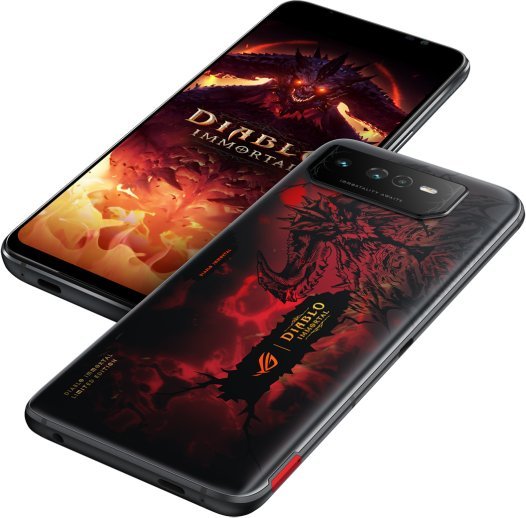 Asus ROG Phone 6 Diablo Immortal Edition Hellfire Red, 6.78 ", AMOLED, 1080 x 2448 pixels, Qualcomm SM8475, Snapdragon 8+ Gen 1 (4 nm), Inte Mobilais Telefons