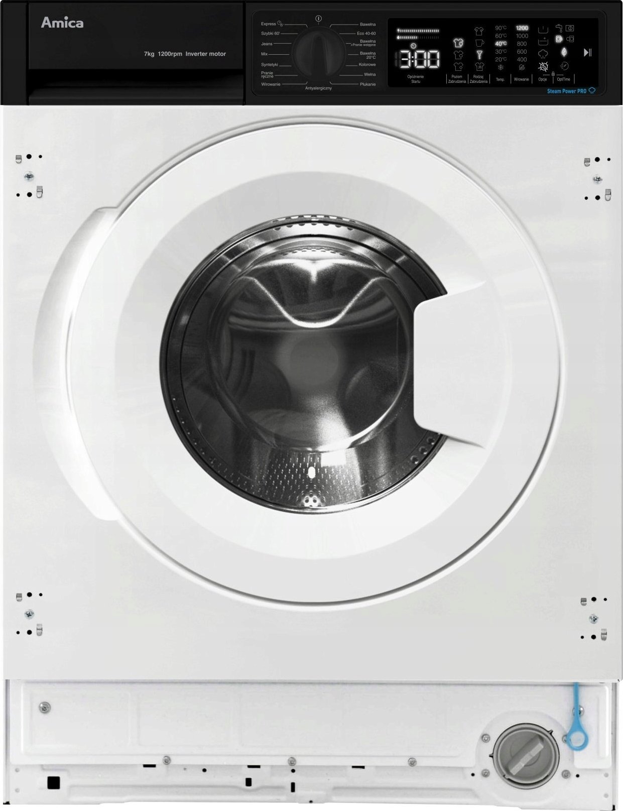 Washing machine WABIC712ALiStO Iebūvējamā veļas mašīna