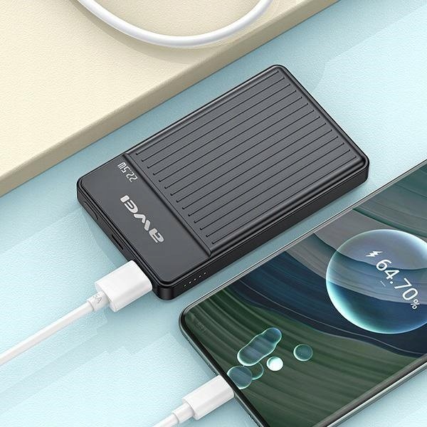 INduction Powerbank MagSafe 10000mAh 22,5W Mobilais Telefons INduction Powerbank MagSafe 10000mAh 22,5W Mobilais Telefons