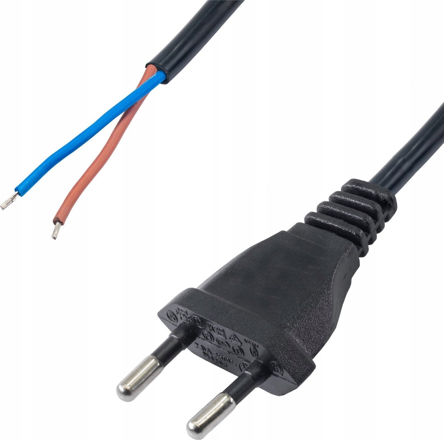 Akyga cable de alimentacion para ak-ot-05a cee 7 16 open tip 250v 50hz 2x0.75mm2 cu 1.5m elektrības pagarinātājs