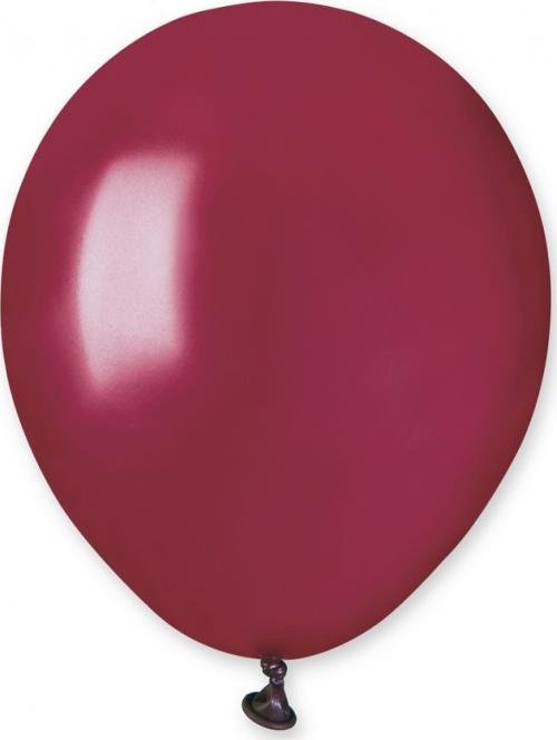Arpex Balony pastelowe ciemnoczerwone 12 5cm