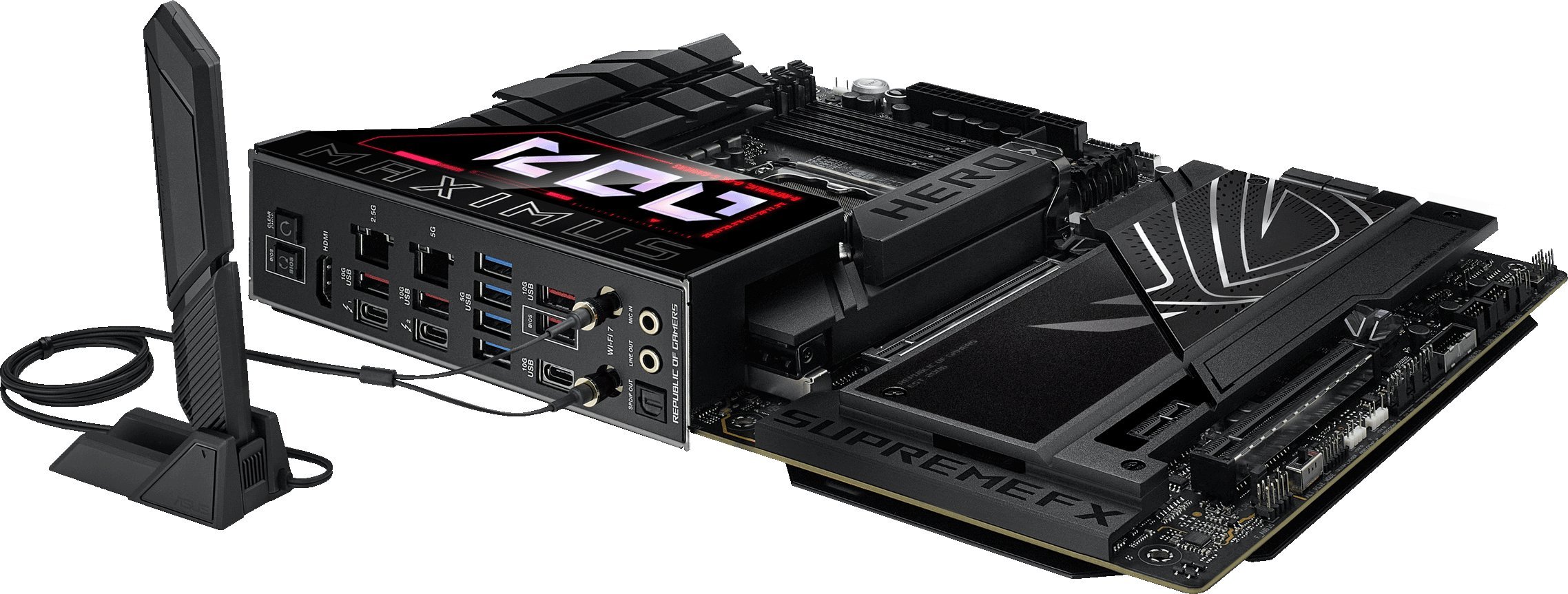 ASUS ROG MAXIMUS Z890 HERO Intel Z890 LGA 1851 (Socket V1) ATX(Ekspoz.) pamatplate, mātesplate