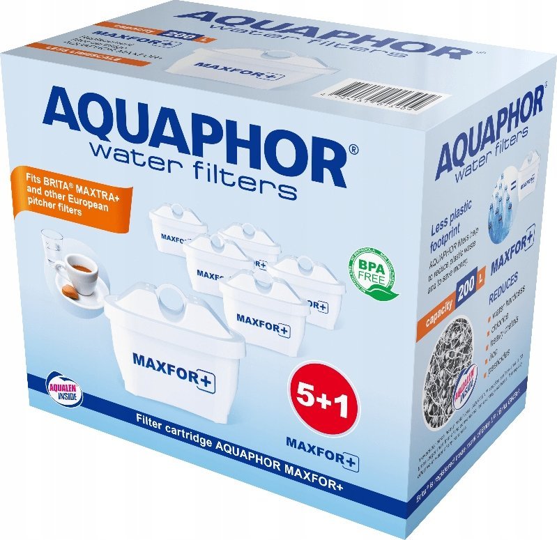 Aquaphor Maxfor+ filter cartridge 6 pcs. Aquaphor Maxfor+ filter cartridge 6 pcs.