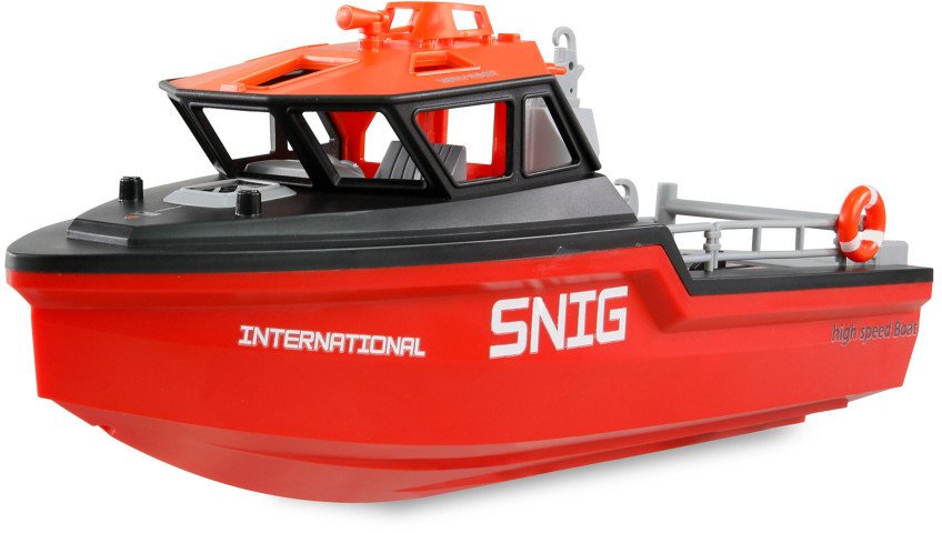 AMEWI Rettungsboot brushless Jetantrieb 320mm RTR schwarz/rot