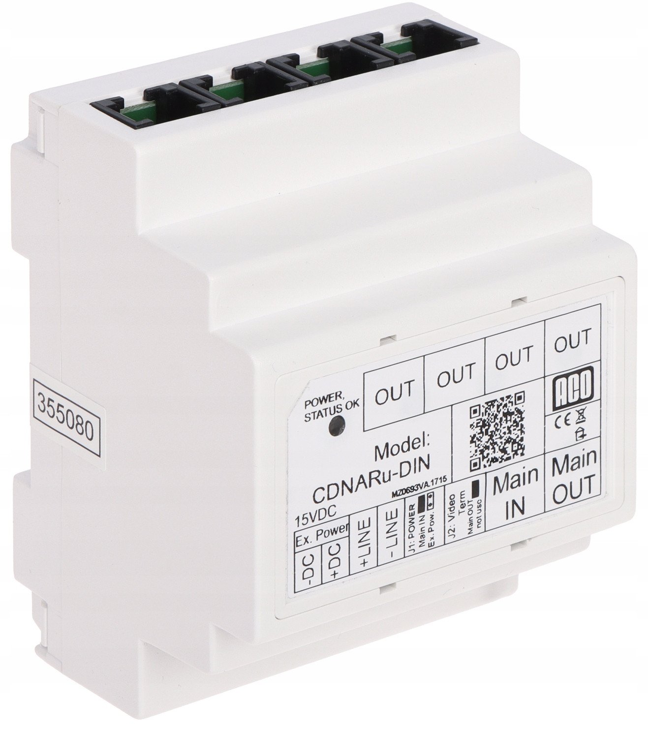 ACO ROZDZIELACZ AUDIO CDNAR/U-DIN CDNAR/U-DIN (5902887091520)
