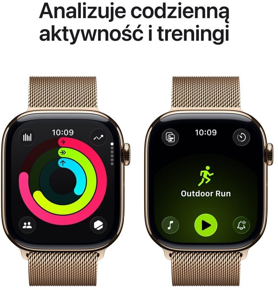 Smartwatch Apple Watch 11 GPS + Cellular 46mm Gold Titanium Milanese Loop S/M Zloty (MFD74ZR/A) MFD74ZR/A (0195950629590) Viedais pulkstenis, smartwatch Smartwatch Apple Watch 11 GPS + Cellular 46mm Gold Titanium Milanese Loop S/M Zloty (MFD74ZR/A) MFD74ZR/A (0195950629590) Viedais pulkstenis, smartwatch