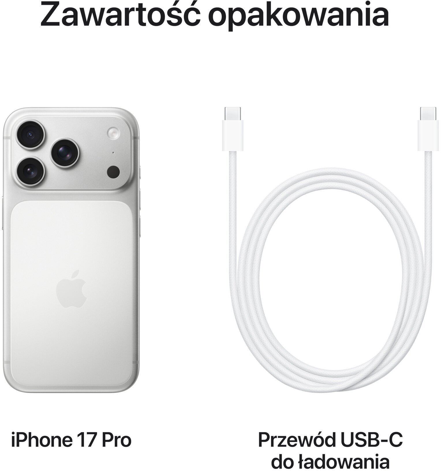 Smartfon Apple iPhone 17 Pro 5G 12/256GB Srebrny  15662718 (21629815) Mobilais Telefons