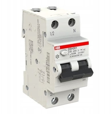 ABB Wylacznik roznicowo-nadpradowy 1P+N char. C