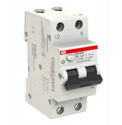 ABB Wylacznik roznicowo-nadpradowy natychmiastowy 1P+N char
