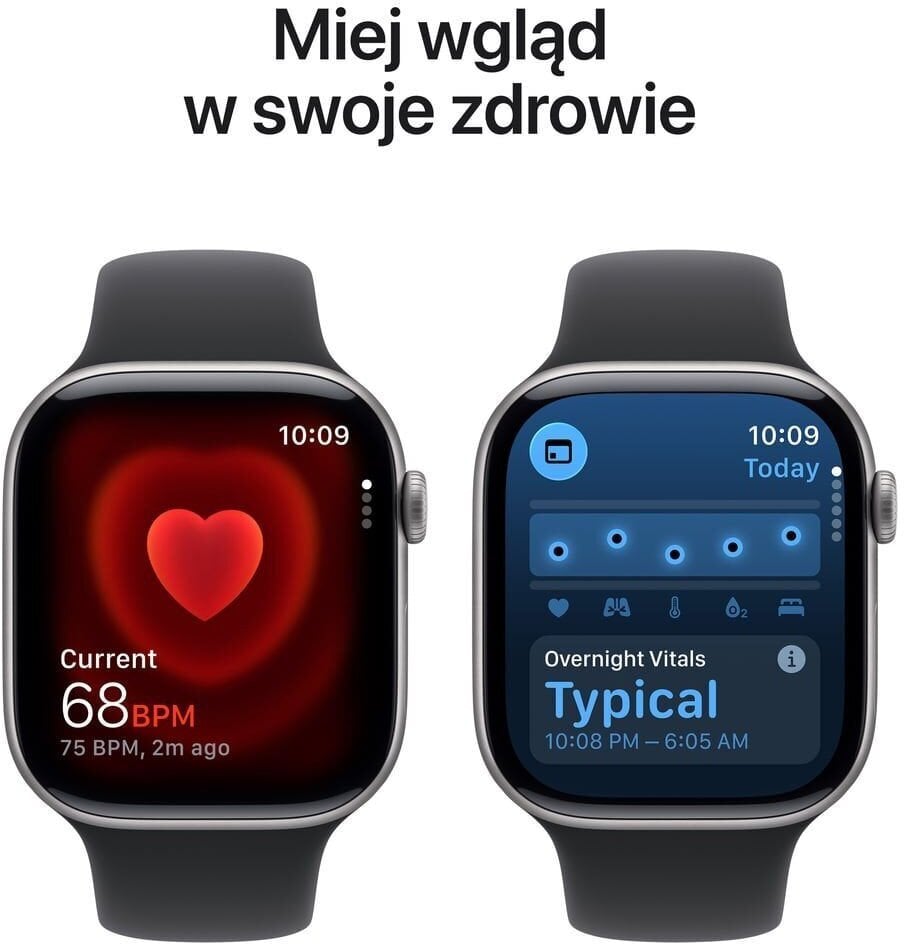 Smartwatch Apple Watch 11 GPS 46mm Space Grey Alu Sport Band S/M Czarny (MEV04RK/A) 15701429 (195950631913) Viedais pulkstenis, smartwatch Smartwatch Apple Watch 11 GPS 46mm Space Grey Alu Sport Band S/M Czarny (MEV04RK/A) 15701429 (195950631913) Viedais pulkstenis, smartwatch