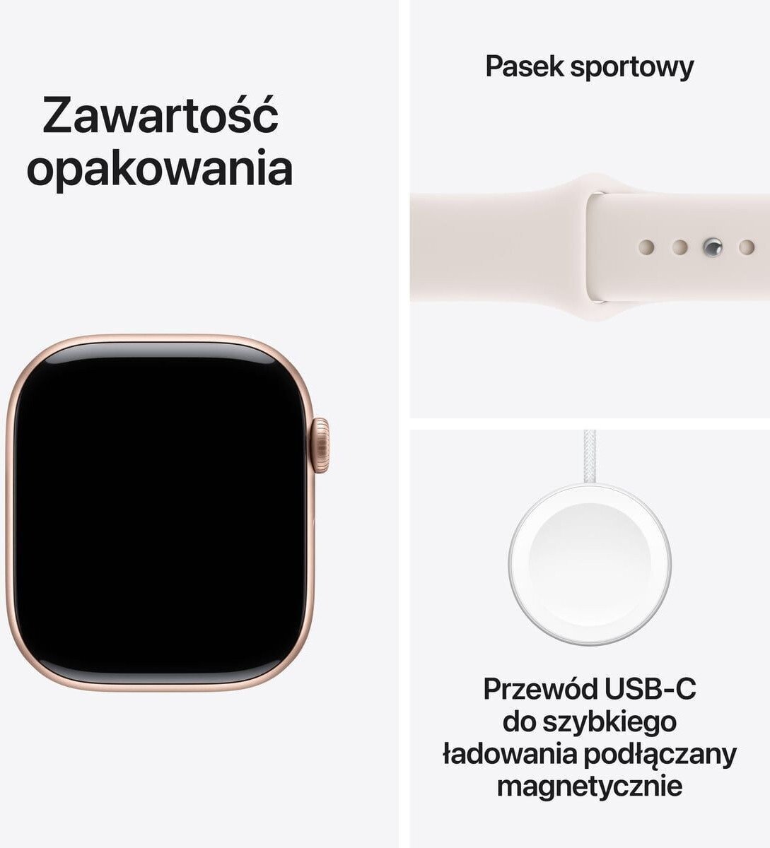 Smartwatch Apple Watch 11 GPS 42mm Rose Gold Alu Sport Band S/M Rozowy (MEU04RK/A) 15740637 (195950619119) Viedais pulkstenis, smartwatch Smartwatch Apple Watch 11 GPS 42mm Rose Gold Alu Sport Band S/M Rozowy (MEU04RK/A) 15740637 (195950619119) Viedais pulkstenis, smartwatch