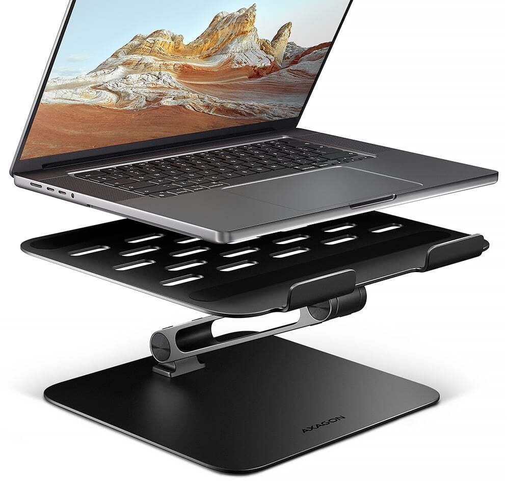 AXAGON STND-LQB stand for notebooks and tablets | Adjustable Height, Angle | 10-17.3 