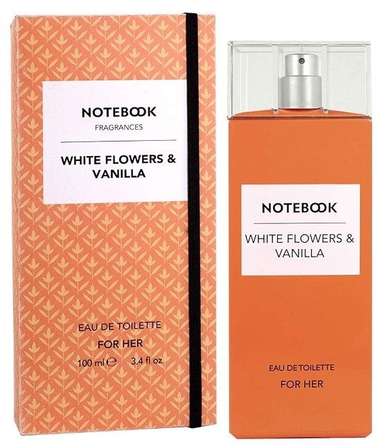 Aquolina Notebook - White Flowers  Vanilla