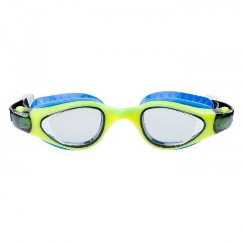 AquaWave Okularki plywackie Buzzard czarno-niebiesko-zolte 5901979104285