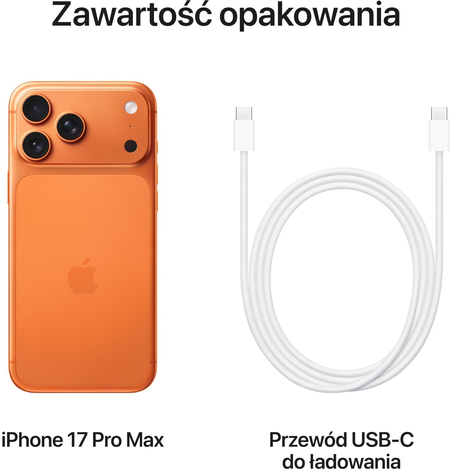 Smartfon Apple iPhone 17 Pro Max 5G 12/256GB Pomaranczowy  (MFYN4QL/A) MFYN4QL/A (195950639018) Mobilais Telefons