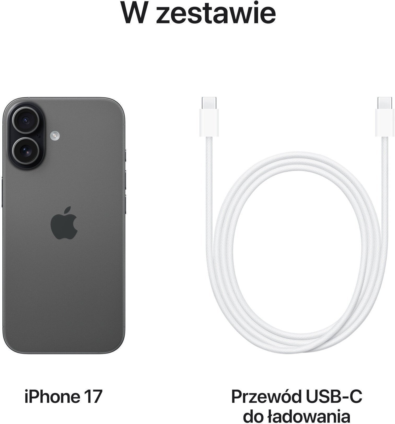 Smartfon Apple iPhone 17 8/512GB Czarny  (MG6P4SX/A) MG6P4SX/A (195950644531) Mobilais Telefons