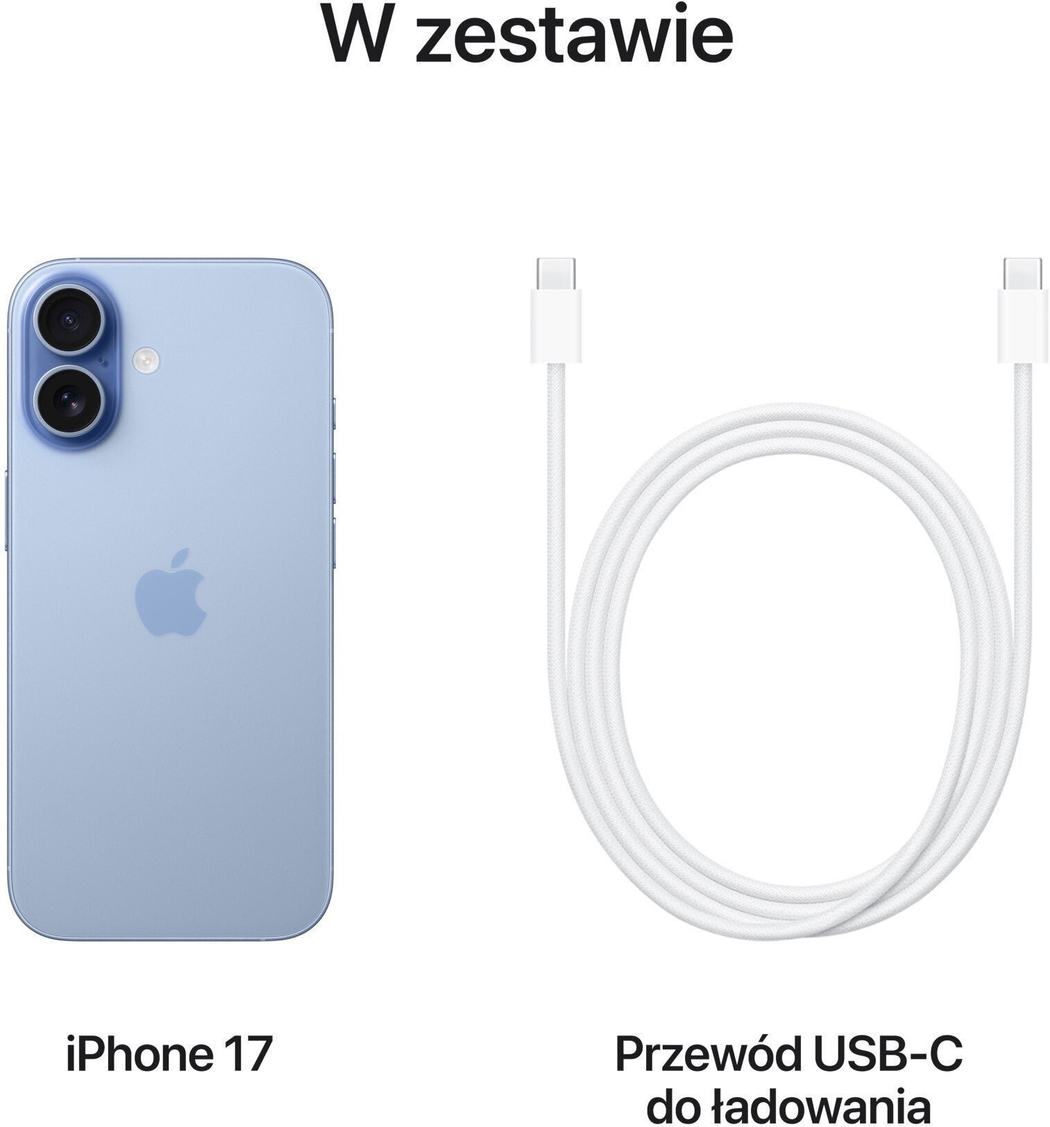 Smartfon Apple iPhone 17 8/512GB Niebieski  (MG6T4SX/A) MG6T4SX/A (195950644937) Mobilais Telefons