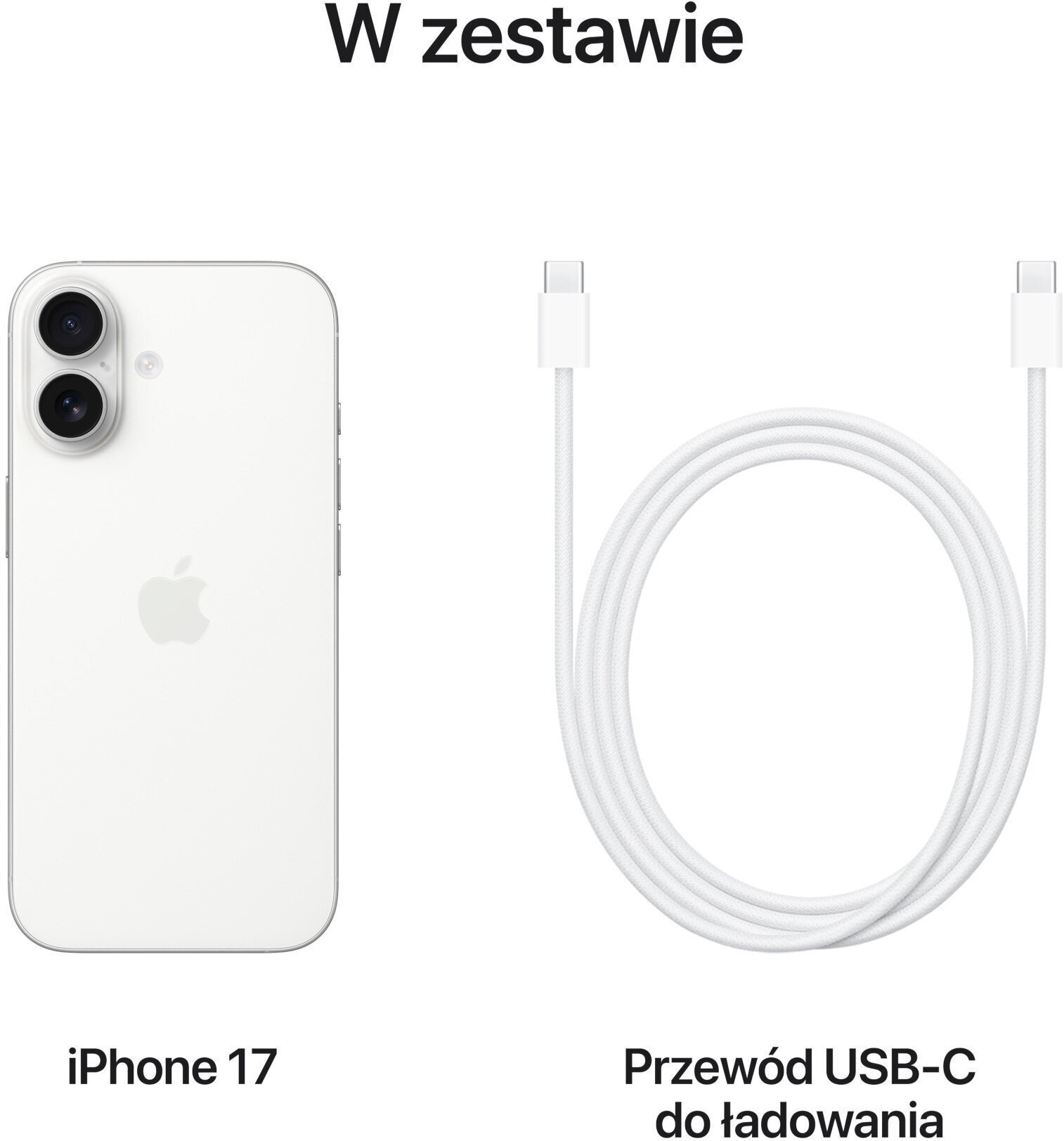 Smartfon Apple iPhone 17 8/512GB Bialy  (MG6Q4SX/A) MG6Q4SX/A (195950644739) Mobilais Telefons